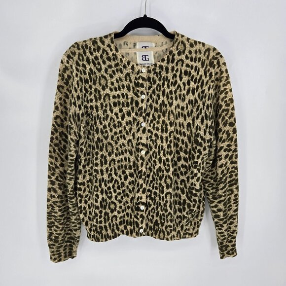 Bahari group womens size 10 leopard print sweater tank and cardigan 2 pc set - Picture 10 of 10